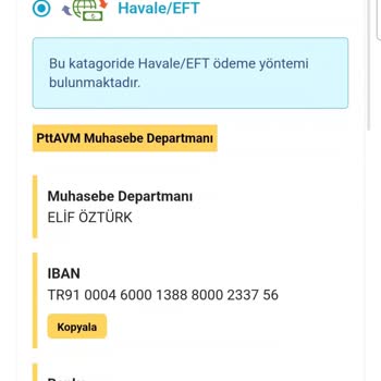 Epttavm'de Yanlış IBAN'a Ödeme Kabusu!