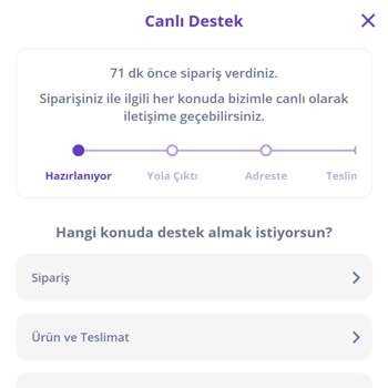 Getir Siparişimde Gecikme Ve Bilgilendirme Eksikliği