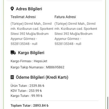 Kargom İade Edildi, Bilgilendirme Yapılmadı