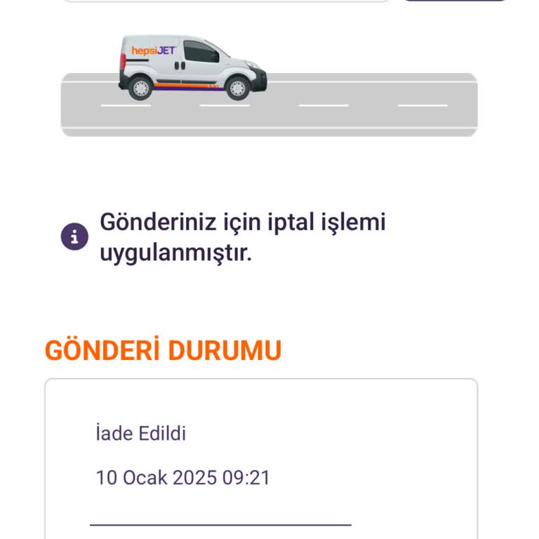 Hepsijet Kargo İadesi Ve İletişim Sorunu