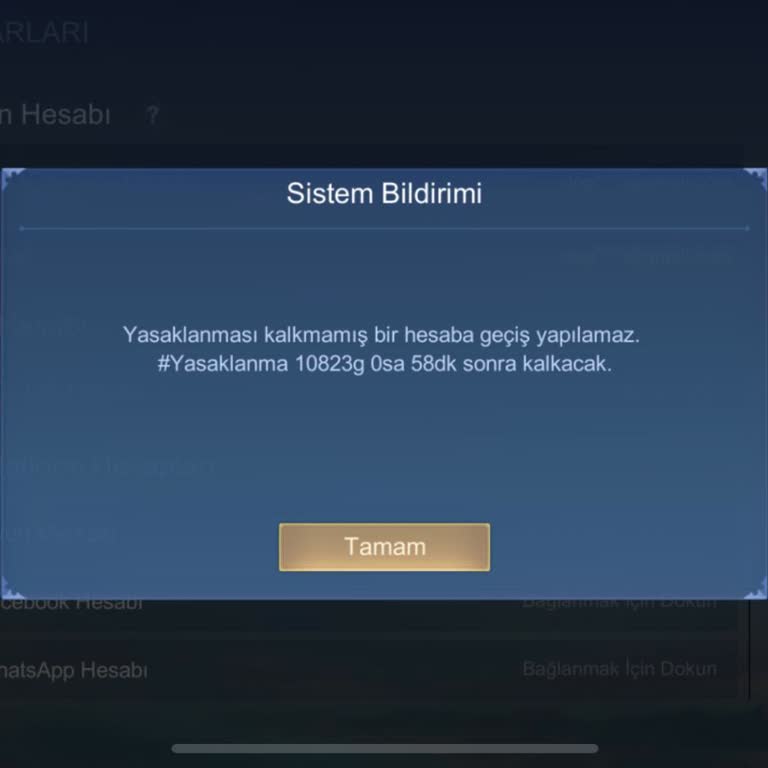 Haksız Ban Nedeniyle Hesap Kapatılması