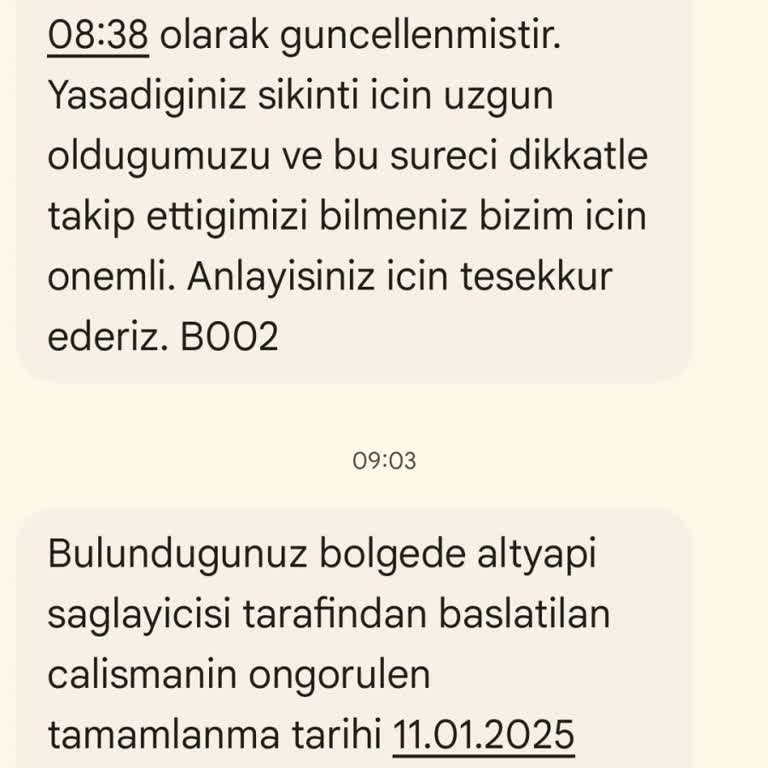 Sürekli Altyapı Çalışması Nedeniyle İnternetsiz Kalan Müşteri Mağduriyeti