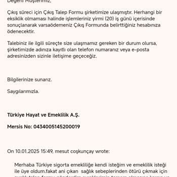 Acil İhtiyaç Karşısında İlgisiz Sigorta Şirketi