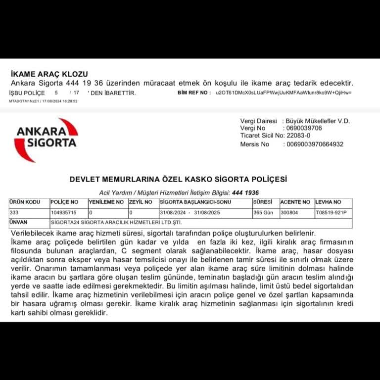 Yanlış Araç Sınıfı Yönlendirmesi Mağduriyeti