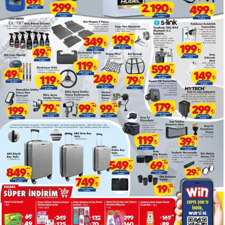 Şok Market'te Araç İçi Süpürge Mağduriyeti