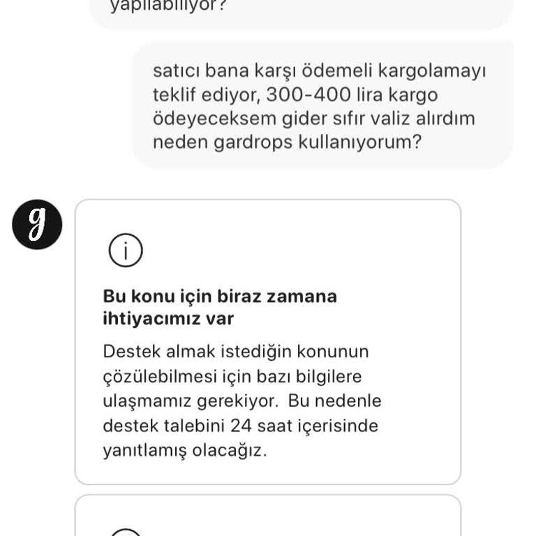 Gardrops Valiz Kargo Sorunu Ve Yüksek Maliyetler