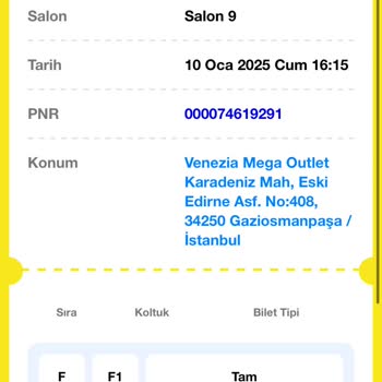Yanlış İl Bilet İadesinde Sorun