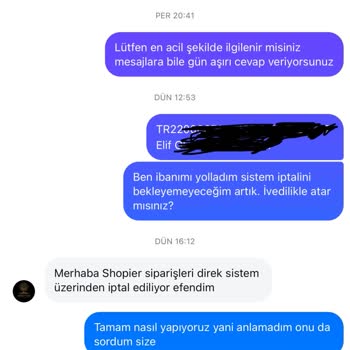 İletişim Eksikliği Ve İade Sorunu