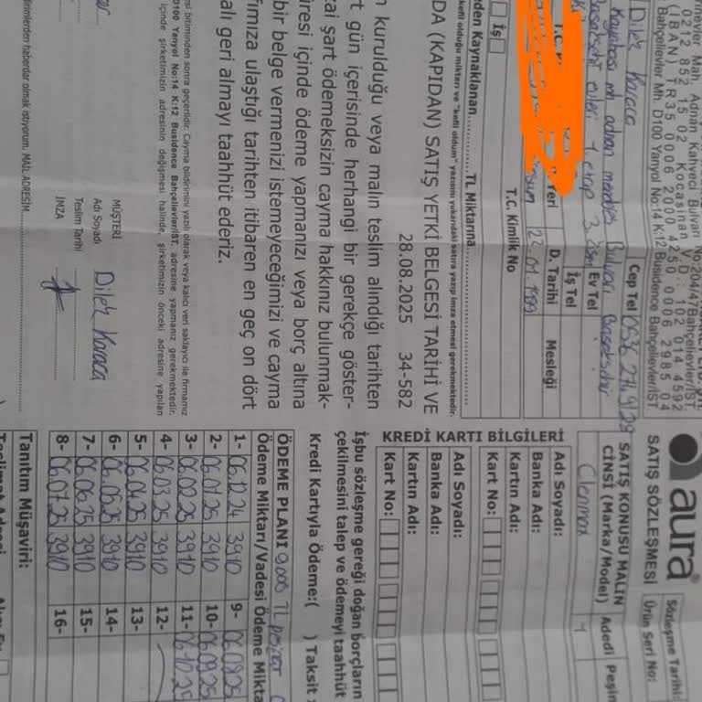 Senet Sorunu Ve İade Süreci Hakkında Şikayet
