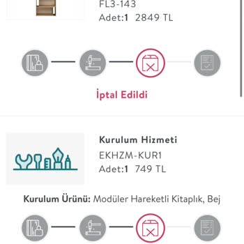 Vivense'den İptal Edilen Siparişin Ücret İadesi Sorunu
