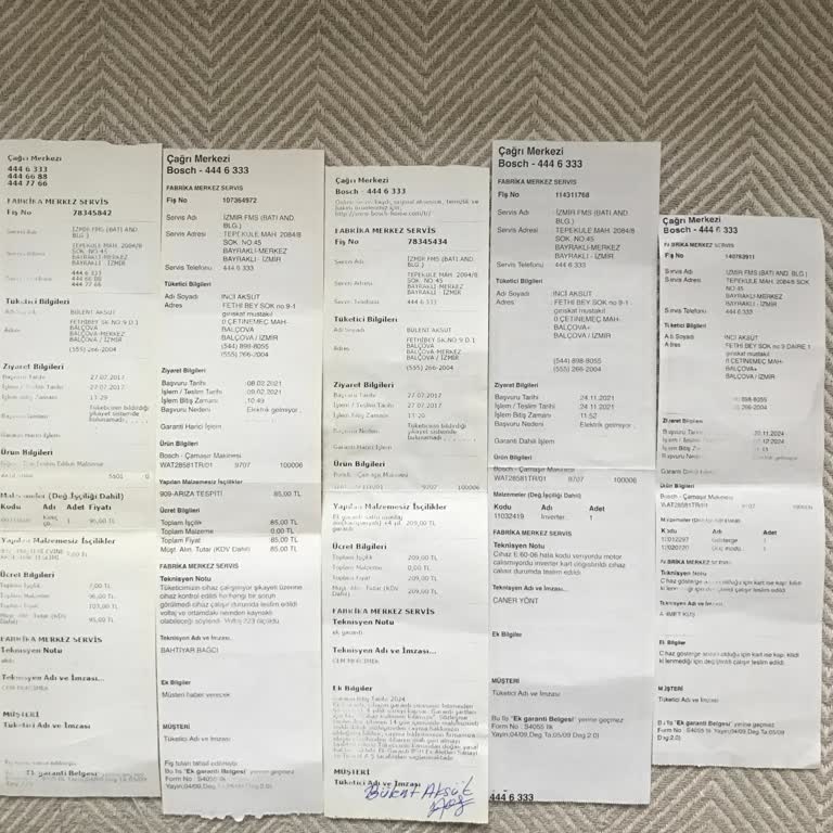 Bosch Çamaşır Makinesi Sürekli Arıza Veriyor Ve Kalıcı Çözüm Sunulmuyor