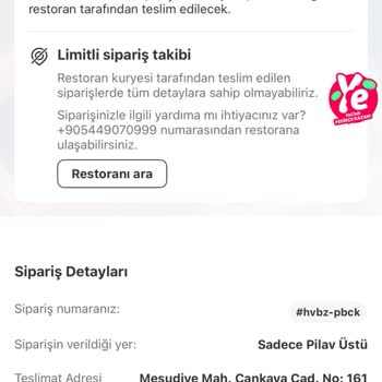 Yemek Sepeti'nde Teslim Edilmeyen Sipariş Sorunu
