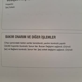 Yenilenmiş Cihazda Sürekli Şebeke Ve Ses Sorunu