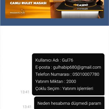 Para Yatırma Sorunu Ve İletişim Eksikliği