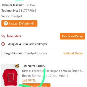 Eksik İade: Trendyol Milla'dan Alışverişte Yaşanan Sorun