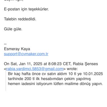 Haksız Para Çekimi Ve İlgisiz Müşteri Hizmeti