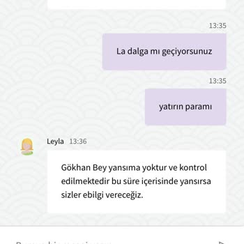 Yatırımım Hesaba Yansımıyor