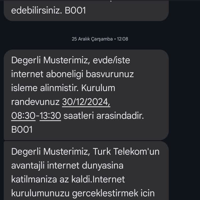 Türk Telekom Kurulum Sorunu Ve Mağduriyet