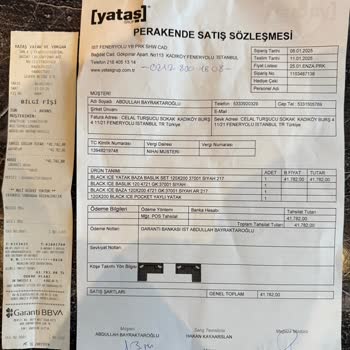 Yataş'tan Aldığımız Ürünü Değiştirememe Sorunu