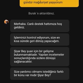 Çekim Talebi Sorunu Ve Hesap Engeli