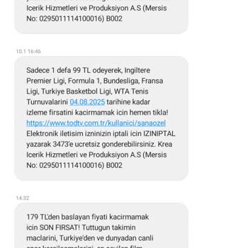 İzinsiz Mesajlar Ve Yanıltıcı Yanıtlar