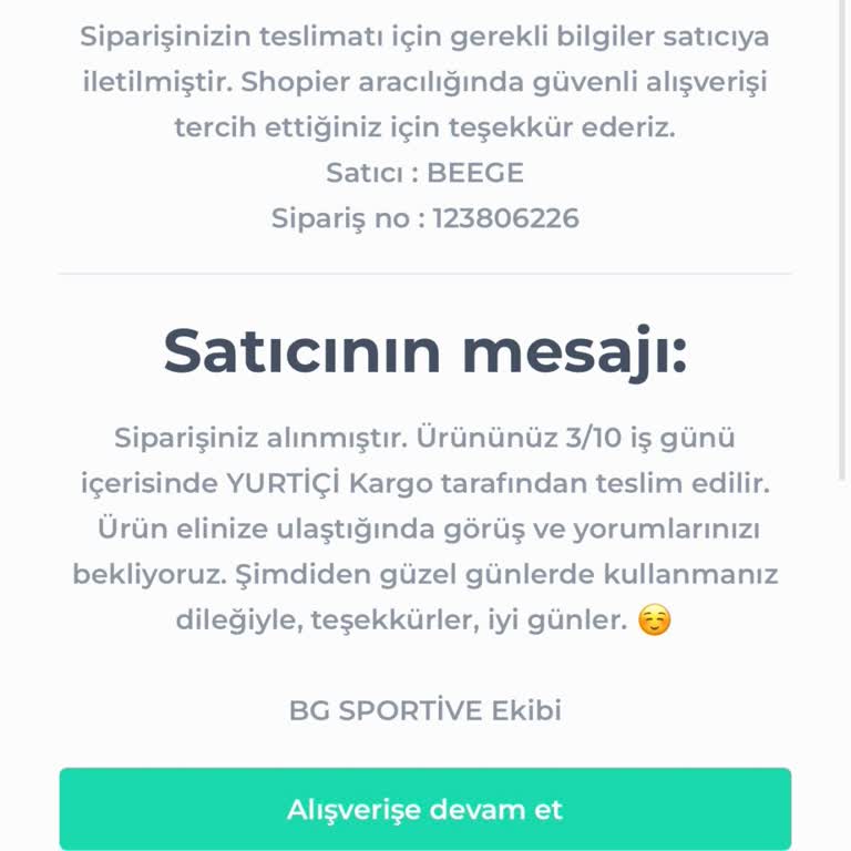 İptal Edilemeyen Sipariş Ve Yanıtsız Satıcı