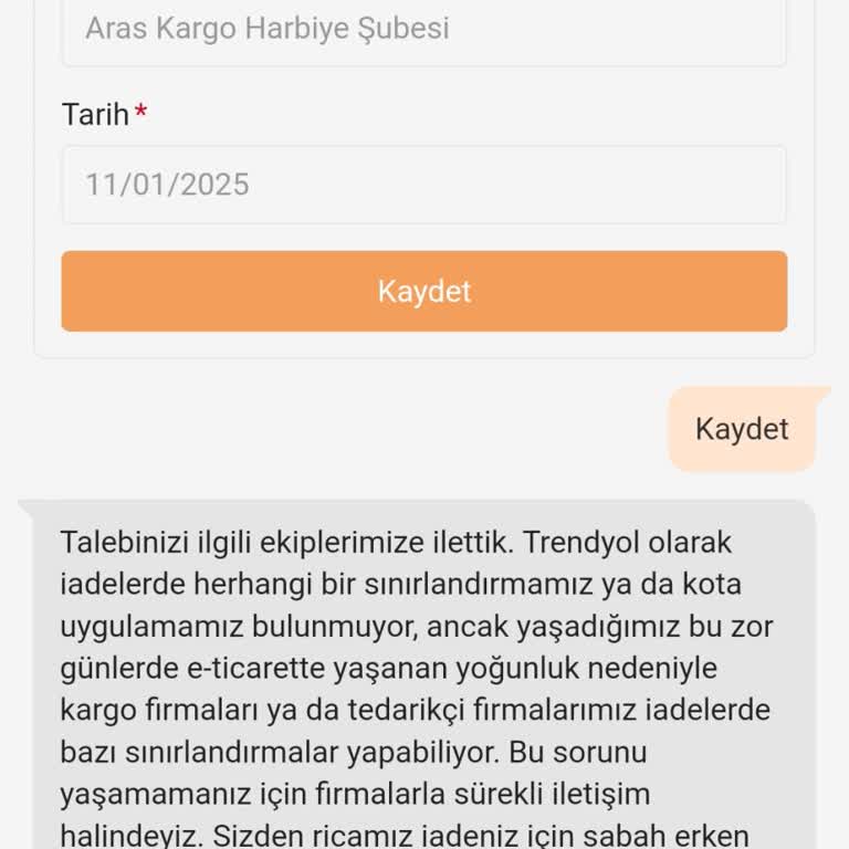 Trendyol İade Sürecinde Müşteri Mağduriyeti