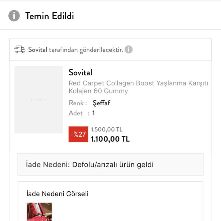 İade Sürecinde Beymen'den Yanıtsız Kaldım