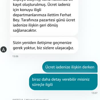 Amazon İademi Kaybetti Ve 41 Gündür Para İadesi Yapmadı!