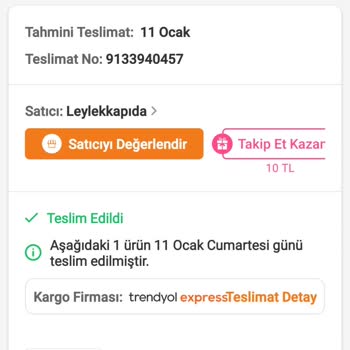 Trendyol Kırık Ürün Teslimatı Ve Değişim Talebi!
