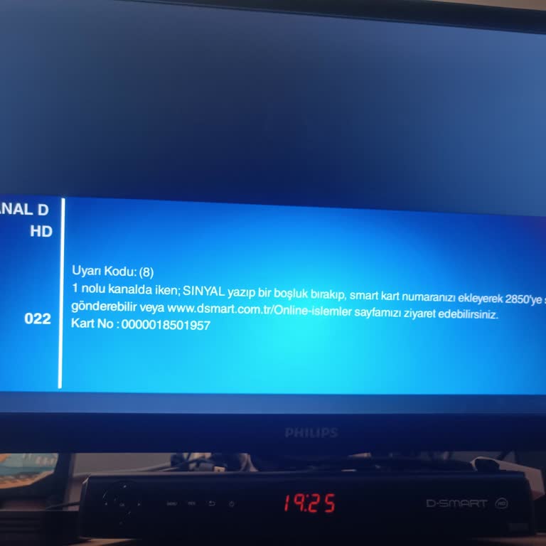 D-Smart Cihazında Ulusal Kanallara Erişim Sorunu