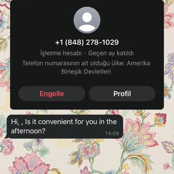 Bilinmeyen Numaralardan Gelen Mesajlar Ve Gizlilik İhlali Endişesi