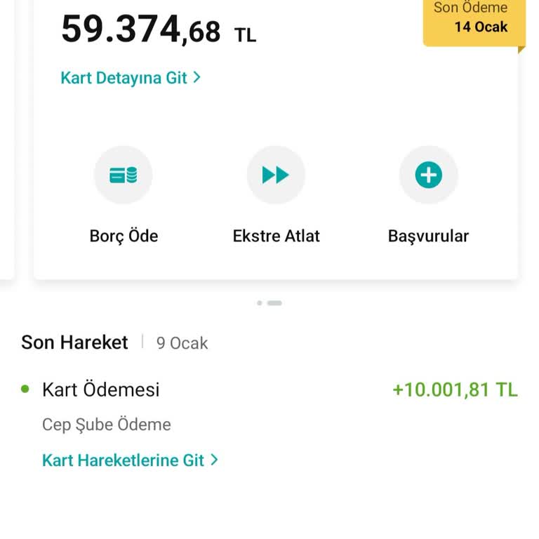 Garanti Bankası'nda Bilgim Dışında 52.000 TL Eksik