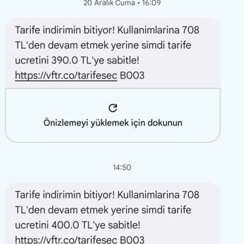 Vodafone'un Zam Dayatması Ve Müşteri Mağduriyeti