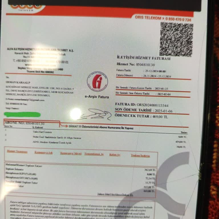 Oris Telekom'un Sürekli Bağlantı Sorunları Ve İletişim Eksikliği