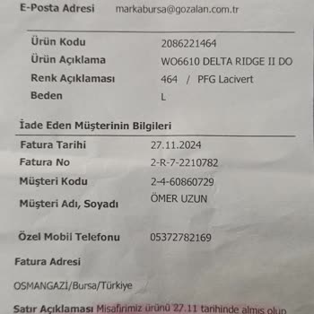 Columbia Mont Değişiminde Yaşanan Sorun Ve Müşteri Memnuniyetsizliği