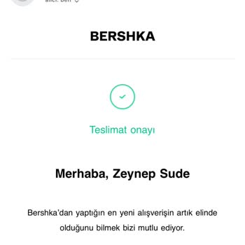 Bershka Sipariş Takip Sorunu Ve İletişim Eksikliği