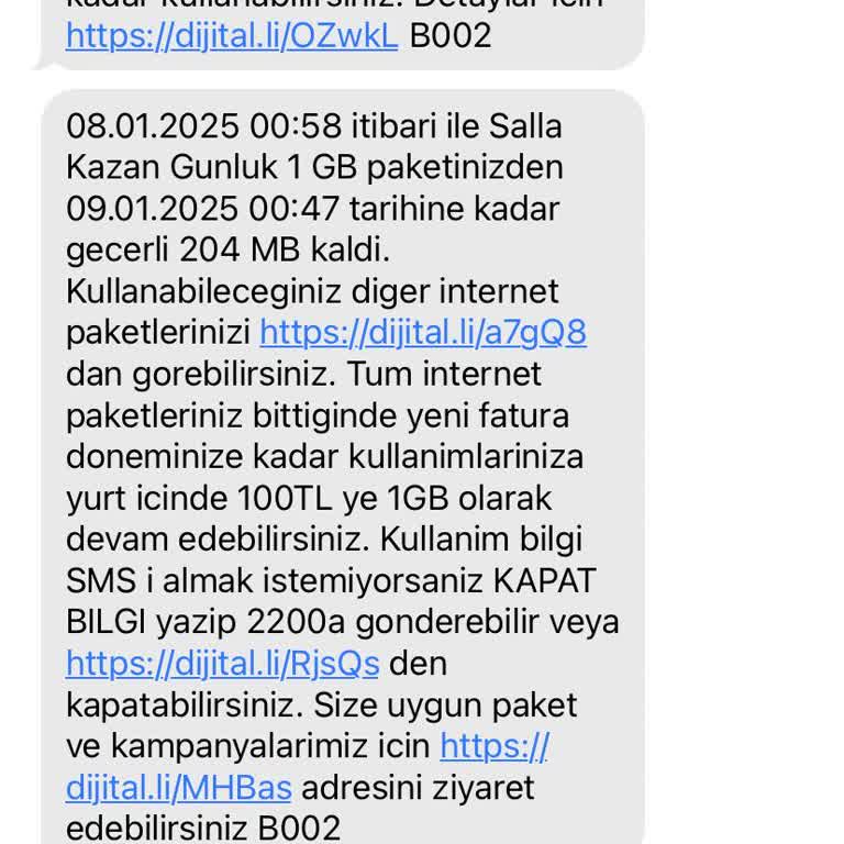 Yanlış Faturalandırma Ve Mobil Veri Sorunu