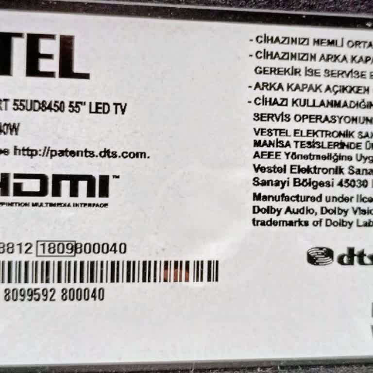 Vestel TV'de Garanti Sonrası LED Sorunu Ve Yazılım Desteği Eksikliği