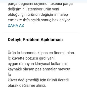 Vestel Bulaşık Makinesi Paslanma Sorunu