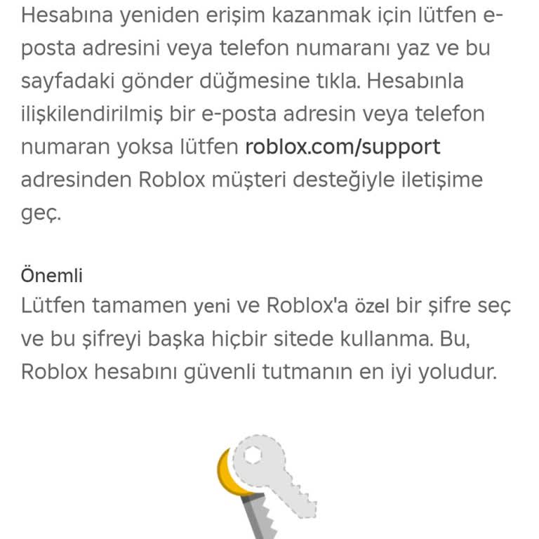 Roblox Hesabımdan Çalınan Robuxlar