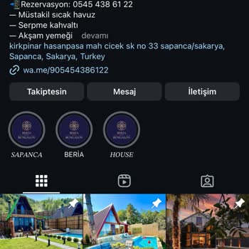 Rezervasyon Sonrası Ulaşılamayan Instagram Sayfası