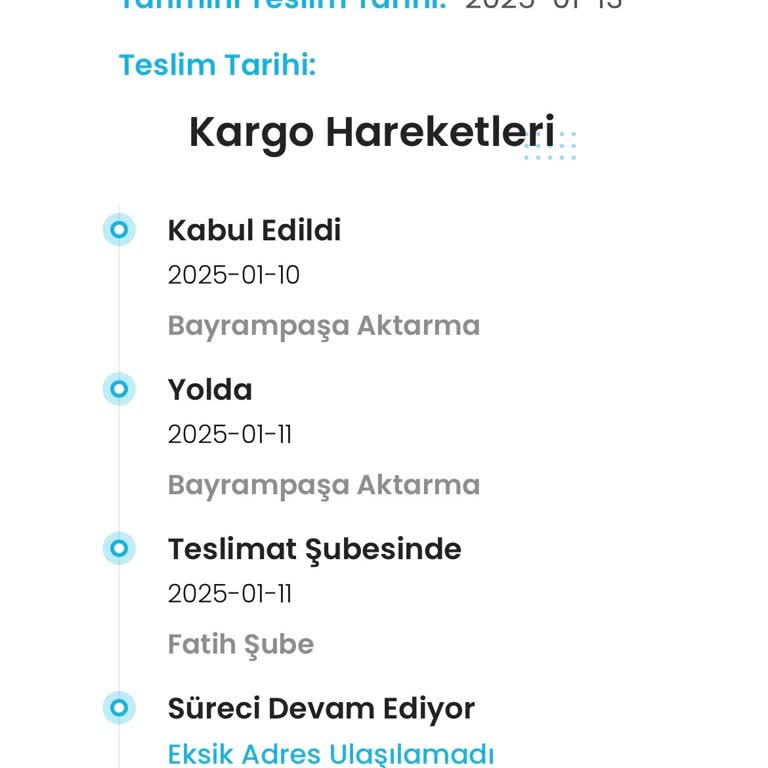 Eksik Adres Gerekçesiyle Teslim Edilmeyen Ürün Ve Ek Ücret İadesi Talebi