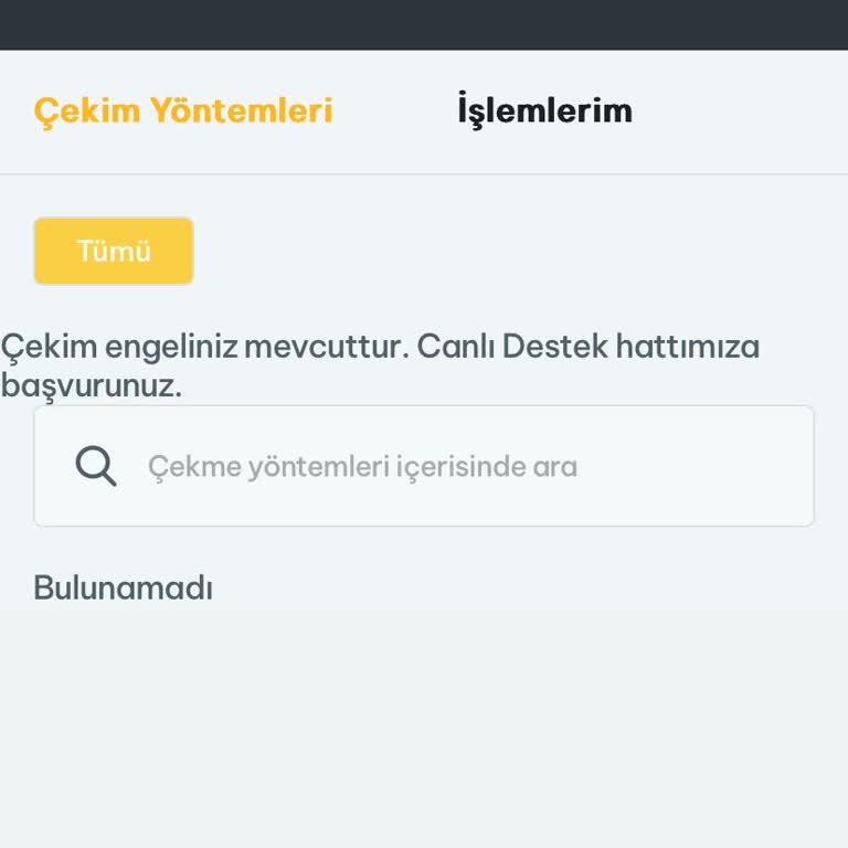 Yanıltıcı Bakiye Ve Çekim Sorunu