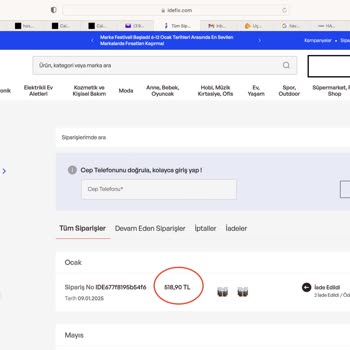 Yanıltıcı Satıcı Ve İdefix'ten Hayal Kırıklığı