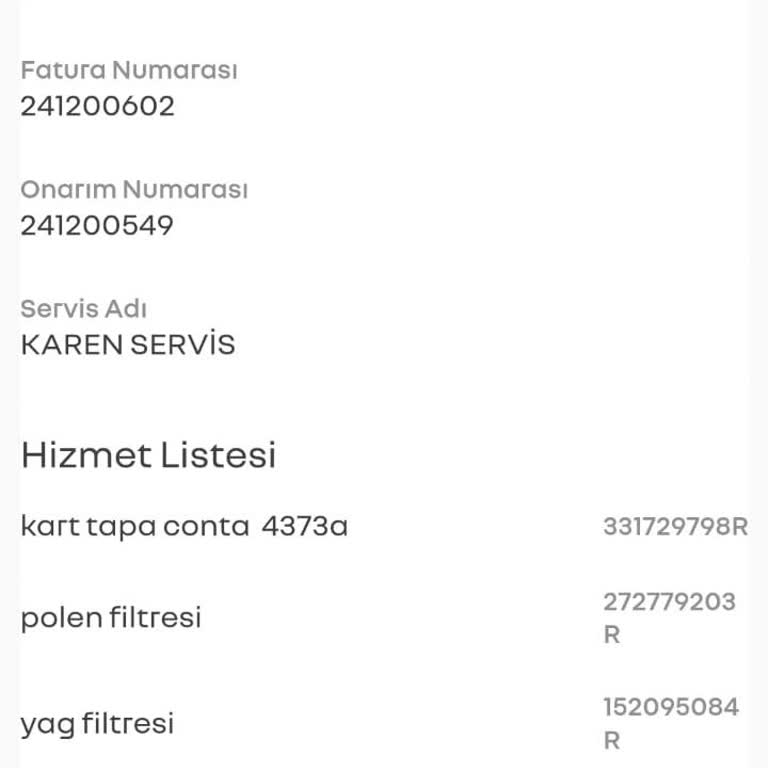 Yanlış Fatura Ve Kilometre Bilgisi Sorunu