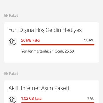 Vodafone'un Sınırsız Paketinde Aşım Sorunu Ve Yüksek Fatura Şikayeti
