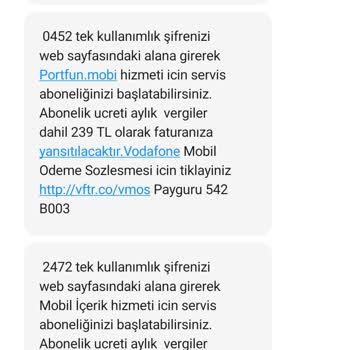 Vodafone Abonelik Ve Güvenlik Sorunu