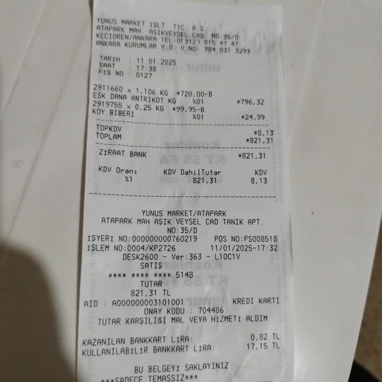 Yunus Market'te Bayat Et Şoku: Güven Sarsan Deneyim