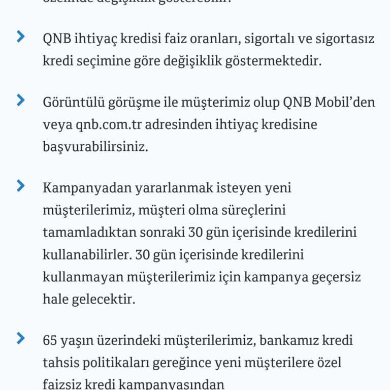 QNB'nin Ulaşılmaz Faiz Kampanyası